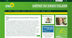 Desktop Screenshot of gruene-uelzen.de